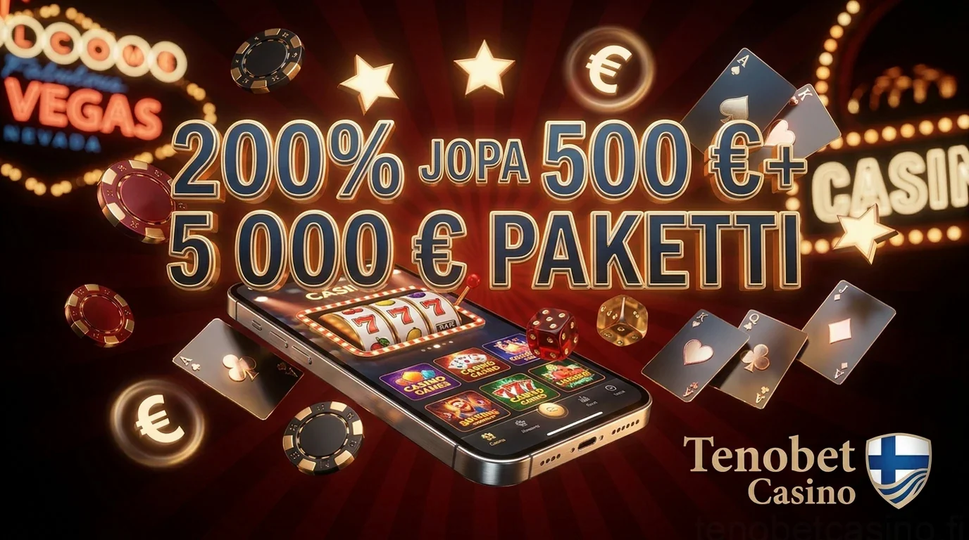 200% JOPA 500 €+ 5 000 € PAKETTI